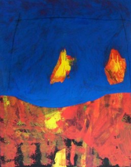 Michael Emmert, Magma, Acrylbild