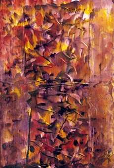 Michael Emmert, Struktur2, Aquarell