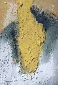 Ocker,
                      Materialcollage