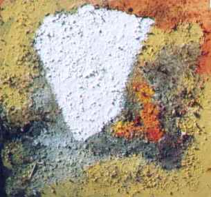 Michael Emmert,
                      Wei&szlig;esFeld,Materialcollage